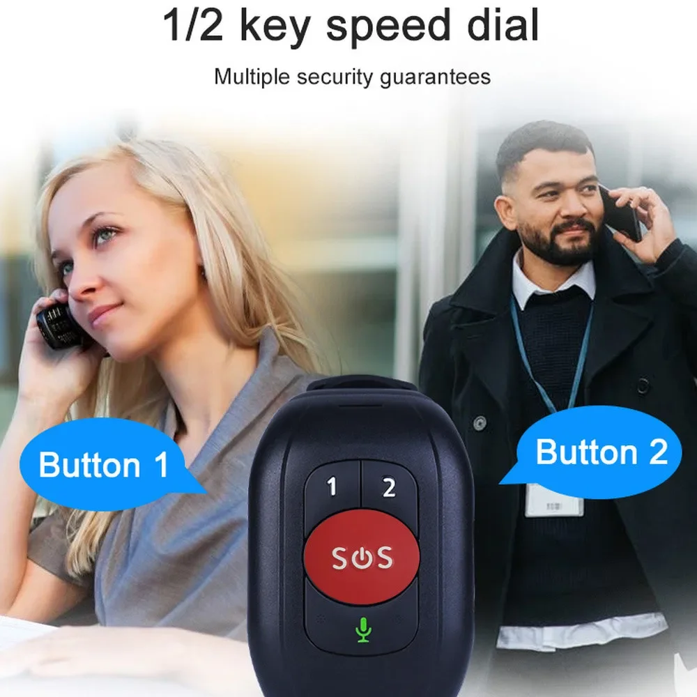 Fall Detection Watch - المسنين 4G LTE SOS ساعة GPS