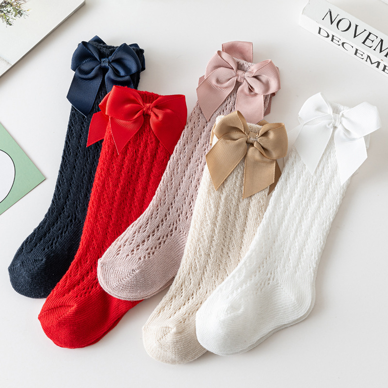 Baby Sock Oximeter - الصيف طفل الفتيات الجوارب الصغار القوس