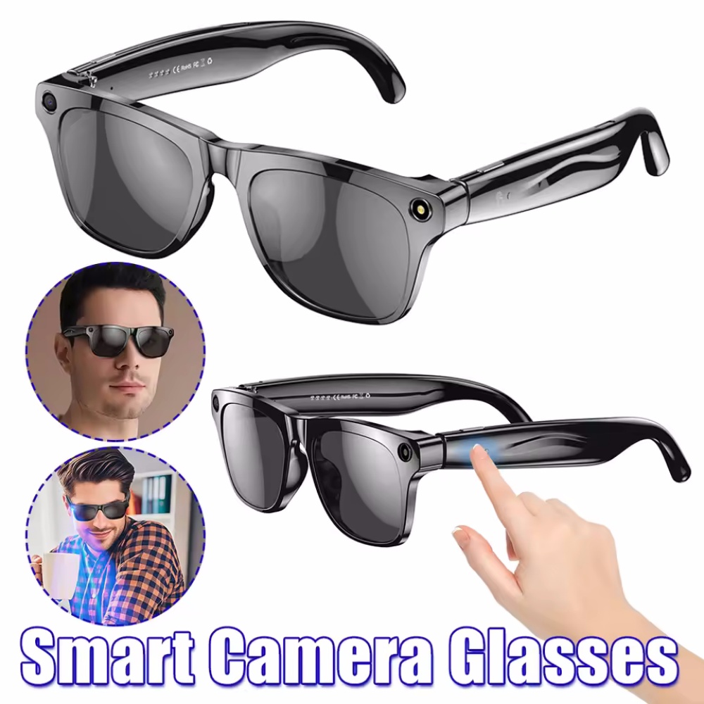 Smart Glasses Lens - نظارات ذكية AI كاميرا HD يمكن