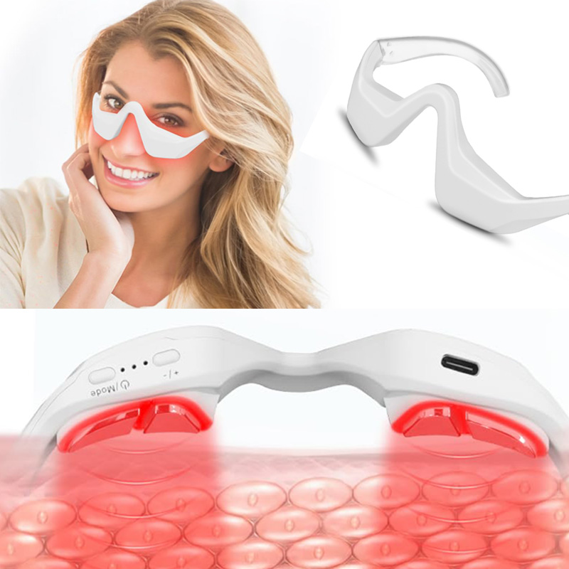 Light Therapy Glasses - جهاز علاج بالضوء الأحمر تحت العين،