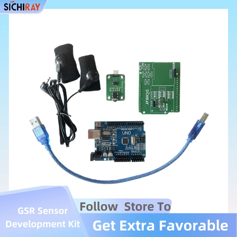 Galvanic Skin Sensor - كلفاني الجلد الاستجابة طقم الاستشعار لاردوينو