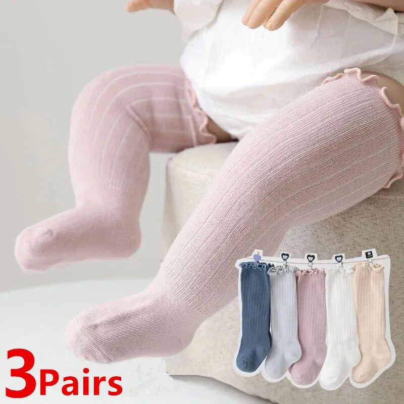 Baby Sock Oximeter - 3 زوج/وحدة طفل الفتيات الجوارب الدانتيل