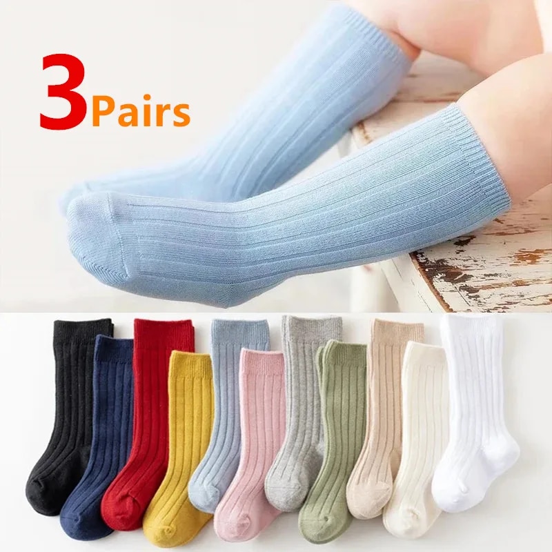 Baby Sock Oximeter - 3 زوج/وحدة طفل جوارب طويلة إلى