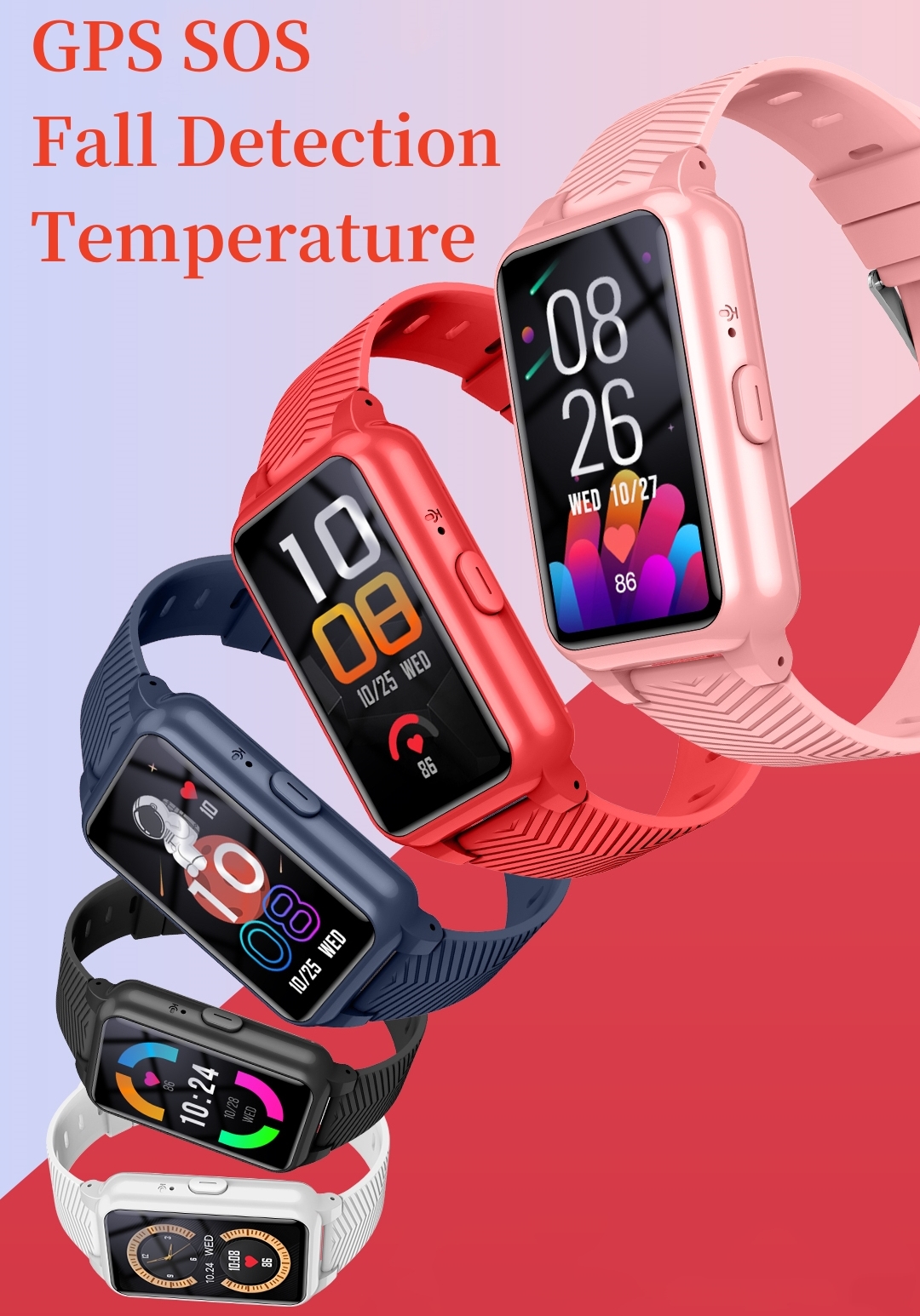 Fall Detection Watch - ساعة ذكية للكشف عن السقوط لكبار