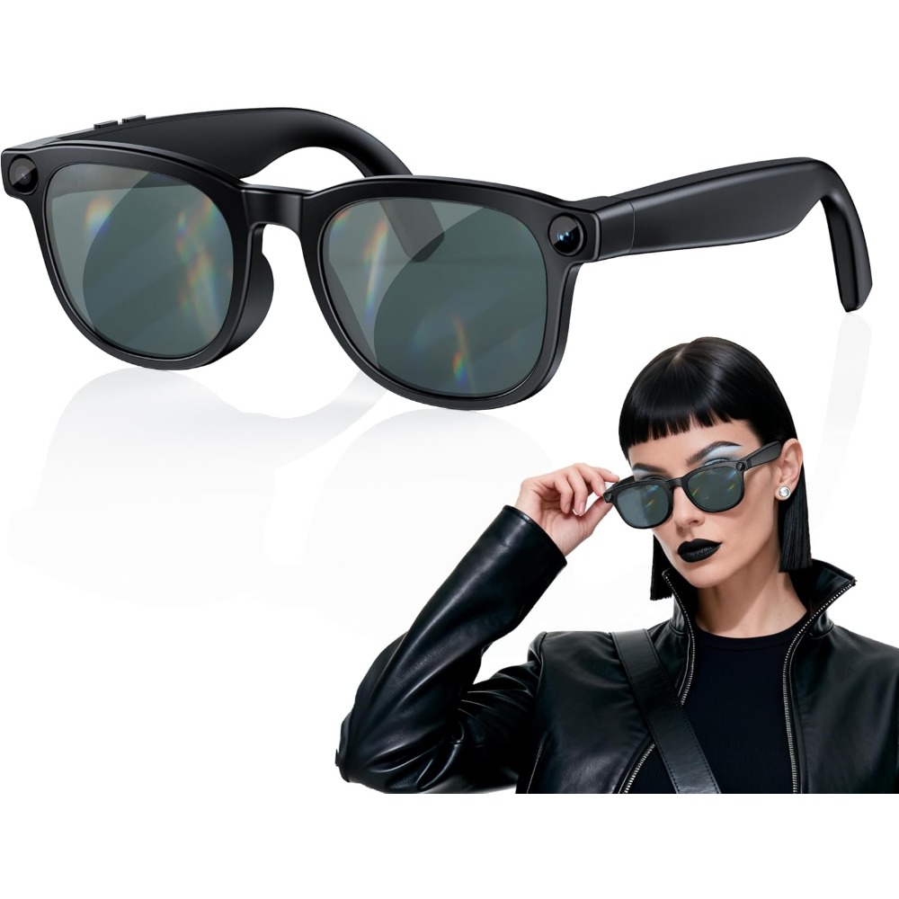 نظارات ذكية: فيديو بدقة 4K، صو - مراجعة Smart Glasses Lens وسعره