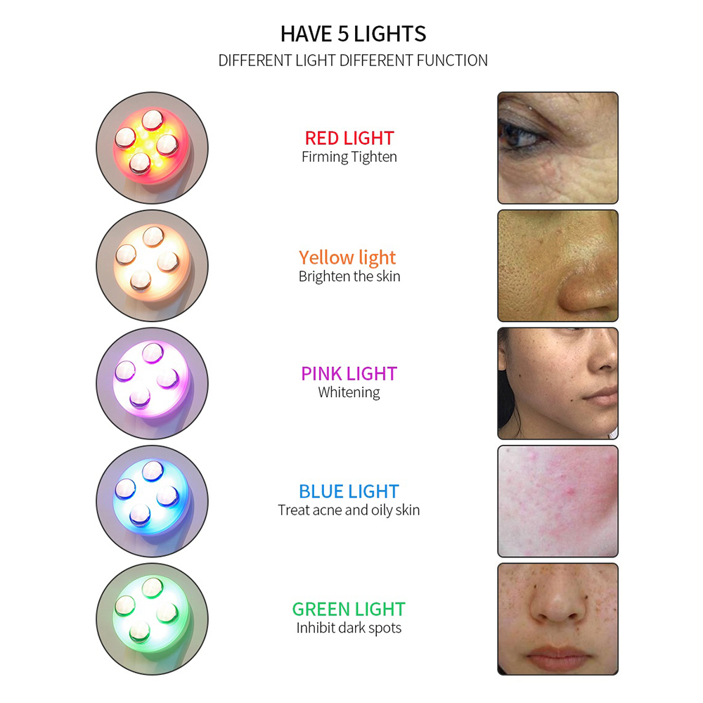 جهاز تجميل منزلي 5 في 1 للعناي - مراجعة Galvanic Skin Sensor وسعره