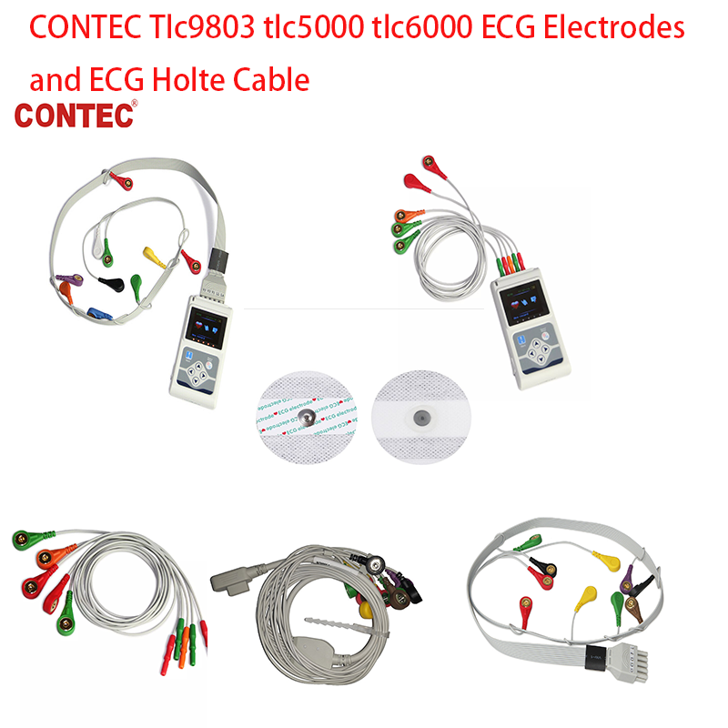 CONTEC Tlc9803 tlc5000 tlc6000 - مراجعة Ecg Patch Monitor وسعره