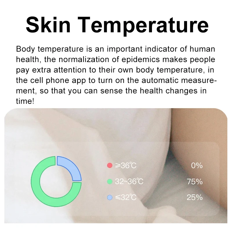 حلقة ذكية مع علبة شحن لقياس در - مراجعة Temperature Ring Skin وسعره