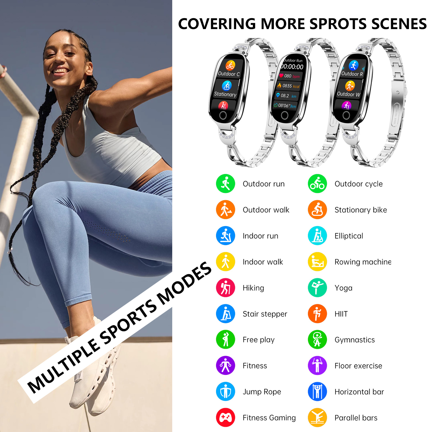 ساعة ذكية F81 لقياس معدل ضربات - مراجعة Breath Rate Monitor وسعره