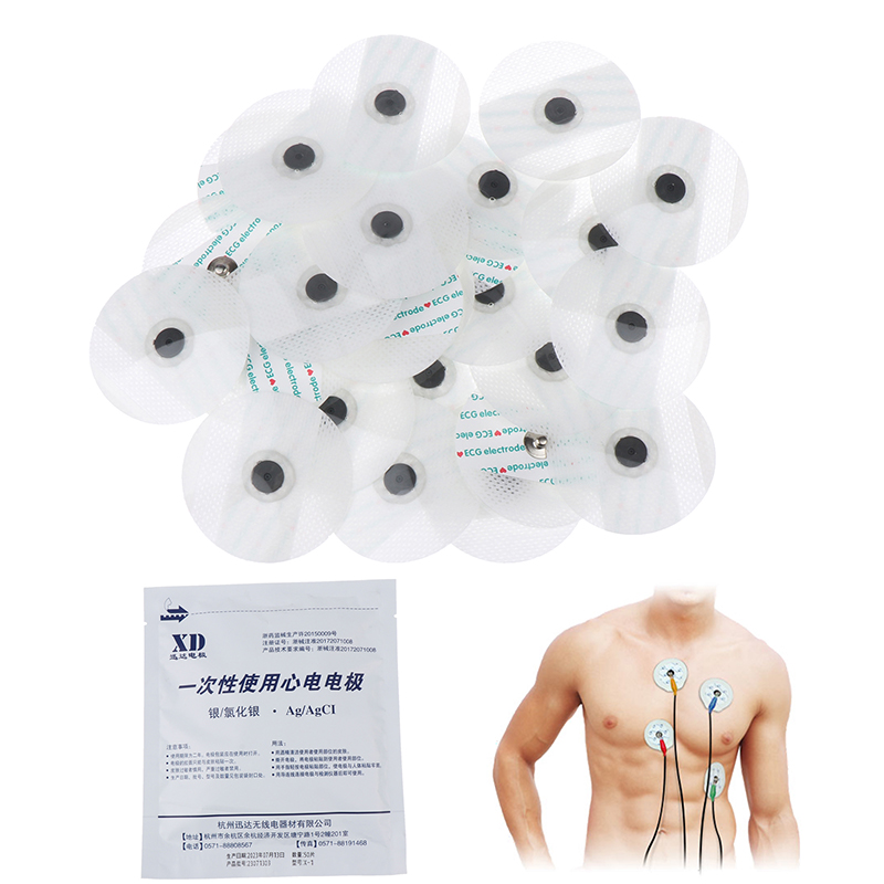 50 قطعة/كيس من لاصقات الإلكترو - مراجعة Ecg Patch Monitor وسعره