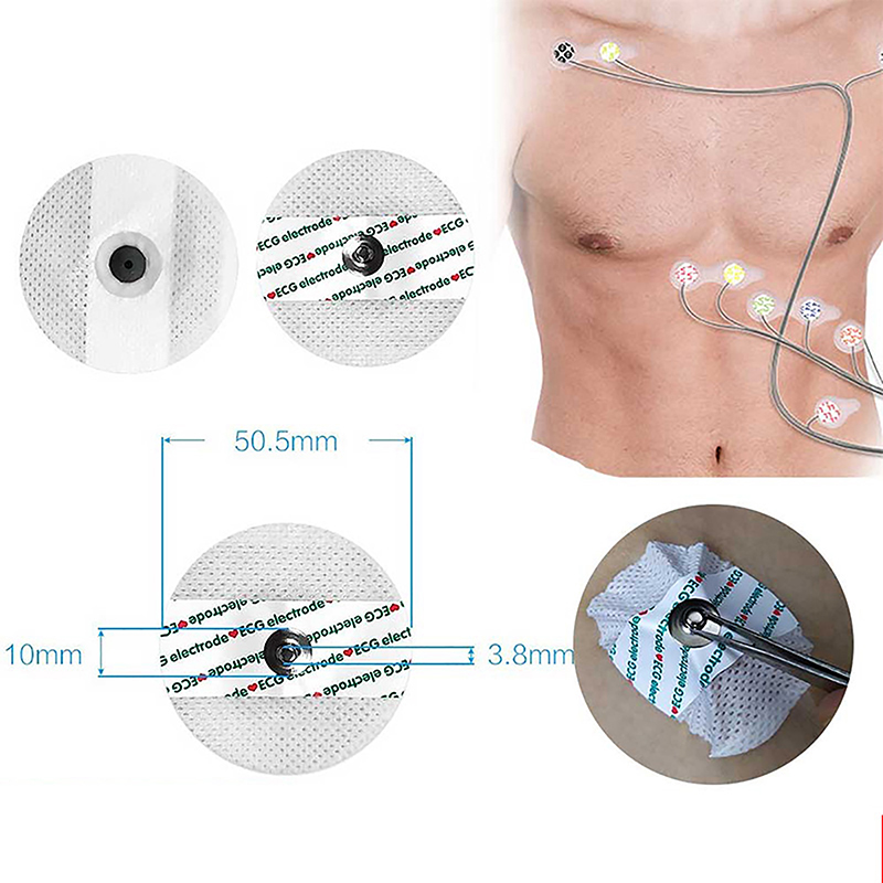 50 قطعة/الحقيبة القطب التصحيح  - مراجعة Ecg Patch Monitor وسعره
