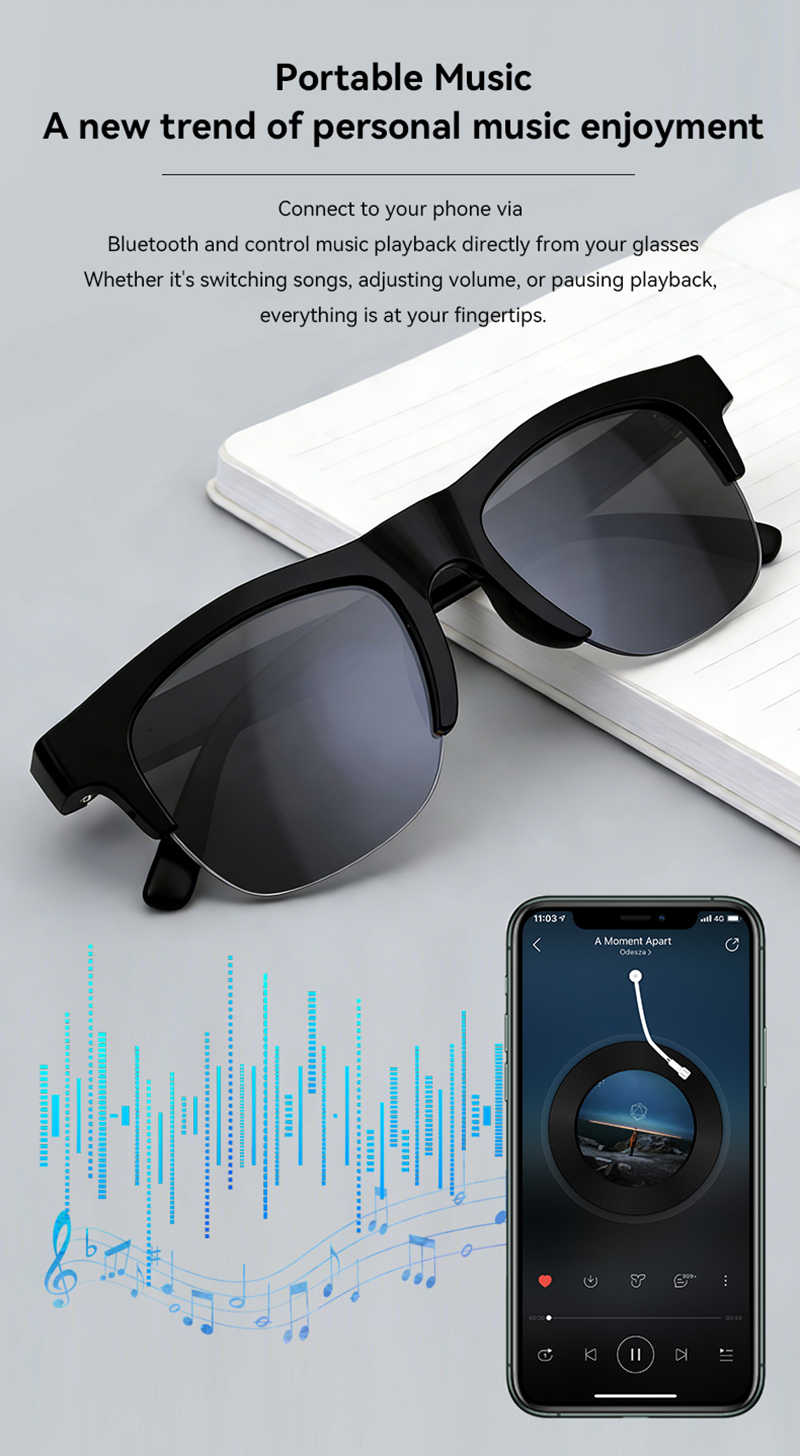 نظارات ذكية بتقنية الذكاء الاص - مراجعة Smart Glasses Lens وسعره