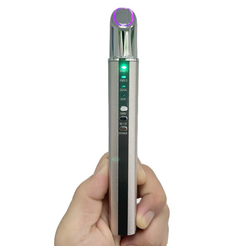 مدلك العين موجة الصوت الاهتزاز - مراجعة Galvanic Skin Sensor وسعره