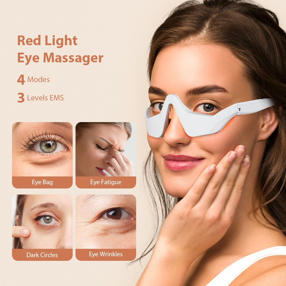 مدلك العين تحت العين نظارات ال - مراجعة Light Therapy Glasses وسعره