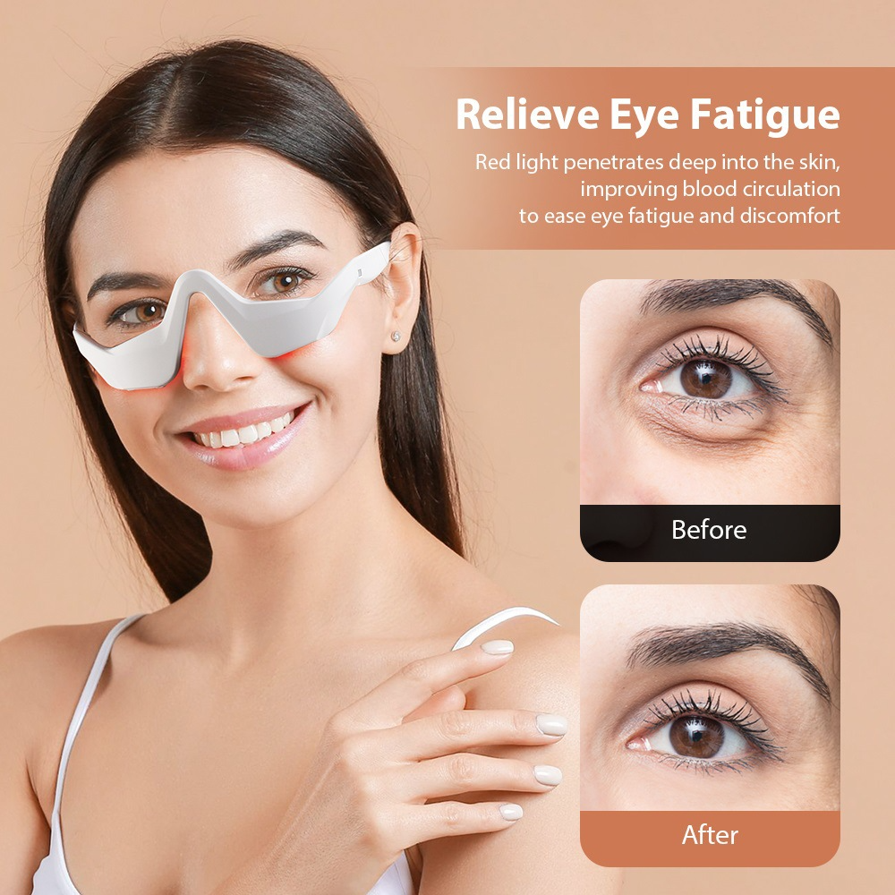 مدلك العين تحت العين نظارات ال - مراجعة Light Therapy Glasses وسعره