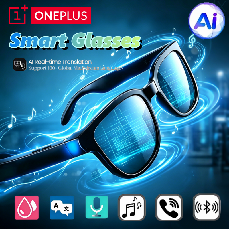 نظارات ون بلس الذكية اللاسلكية - مراجعة Smart Glasses Lens وسعره