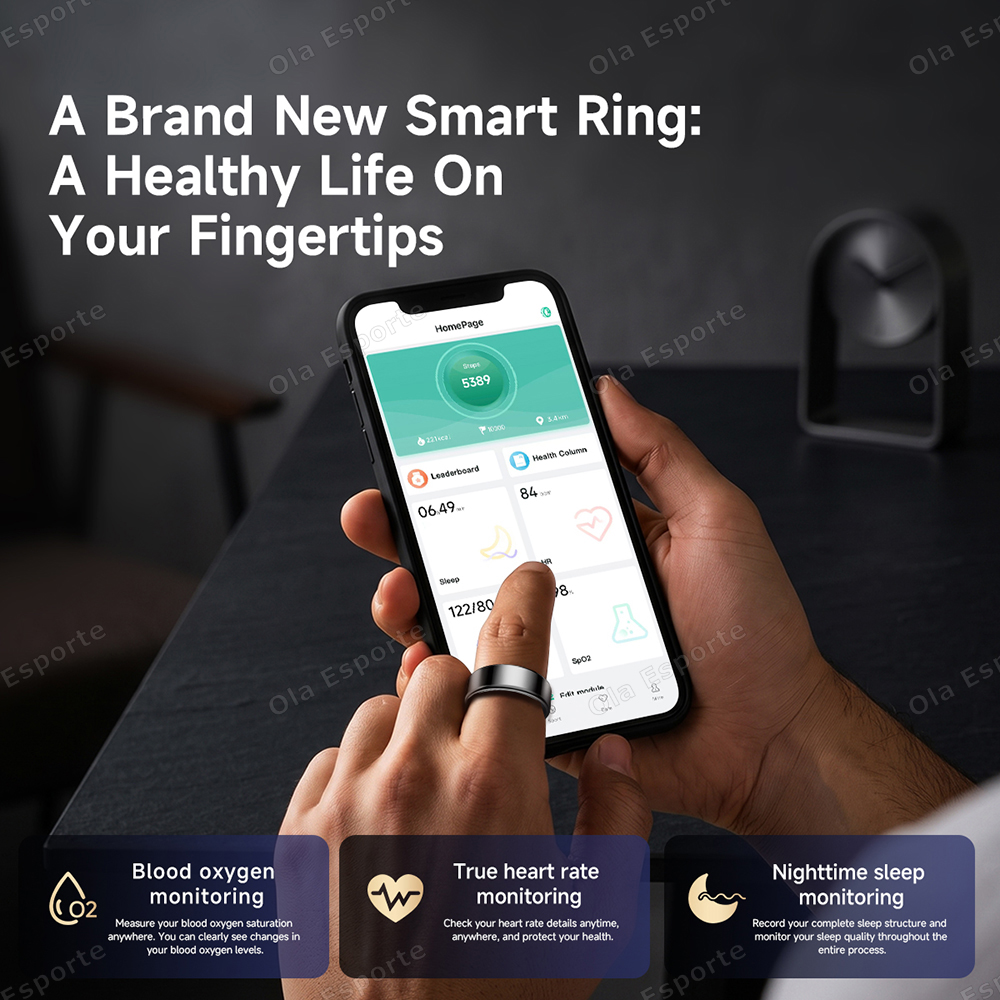 خاتم ذكي جديد R09 للرجال والنس - مراجعة Temperature Ring Skin وسعره