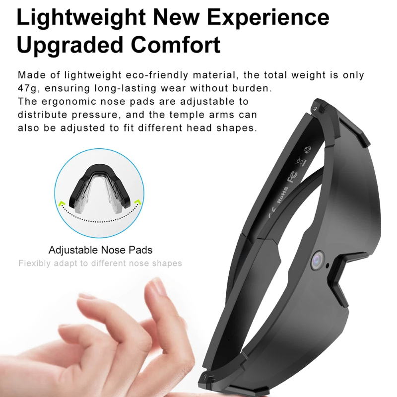 نظارات ذكية Mijia للدراجات مع  - مراجعة Smart Glasses Lens وسعره