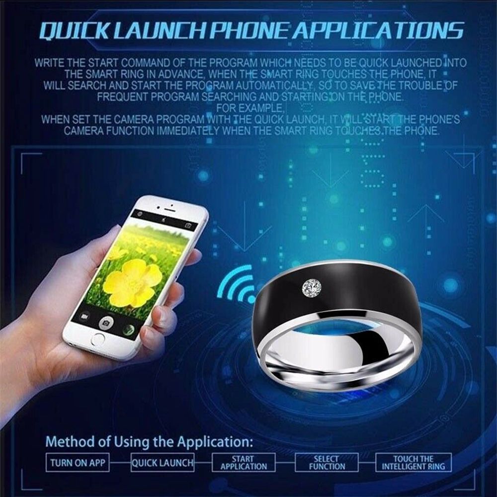 تقنية الموضة متعددة الوظائف، ذ - مراجعة Smart Ring Nfc Pay وسعره