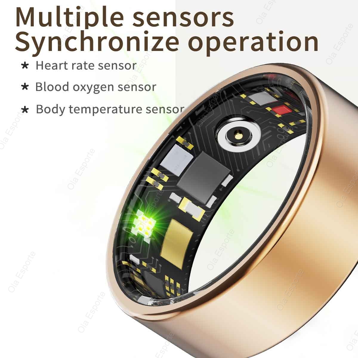 خاتم ذكي R09 للرجال والنساء مع - مراجعة Temperature Ring Skin وسعره