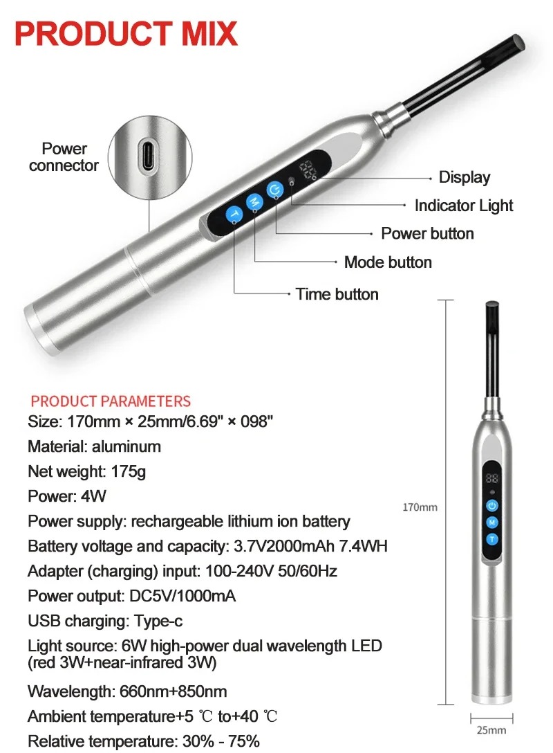 جهاز العلاج بالضوء الأحمر السر - مراجعة Galvanic Skin Sensor وسعره