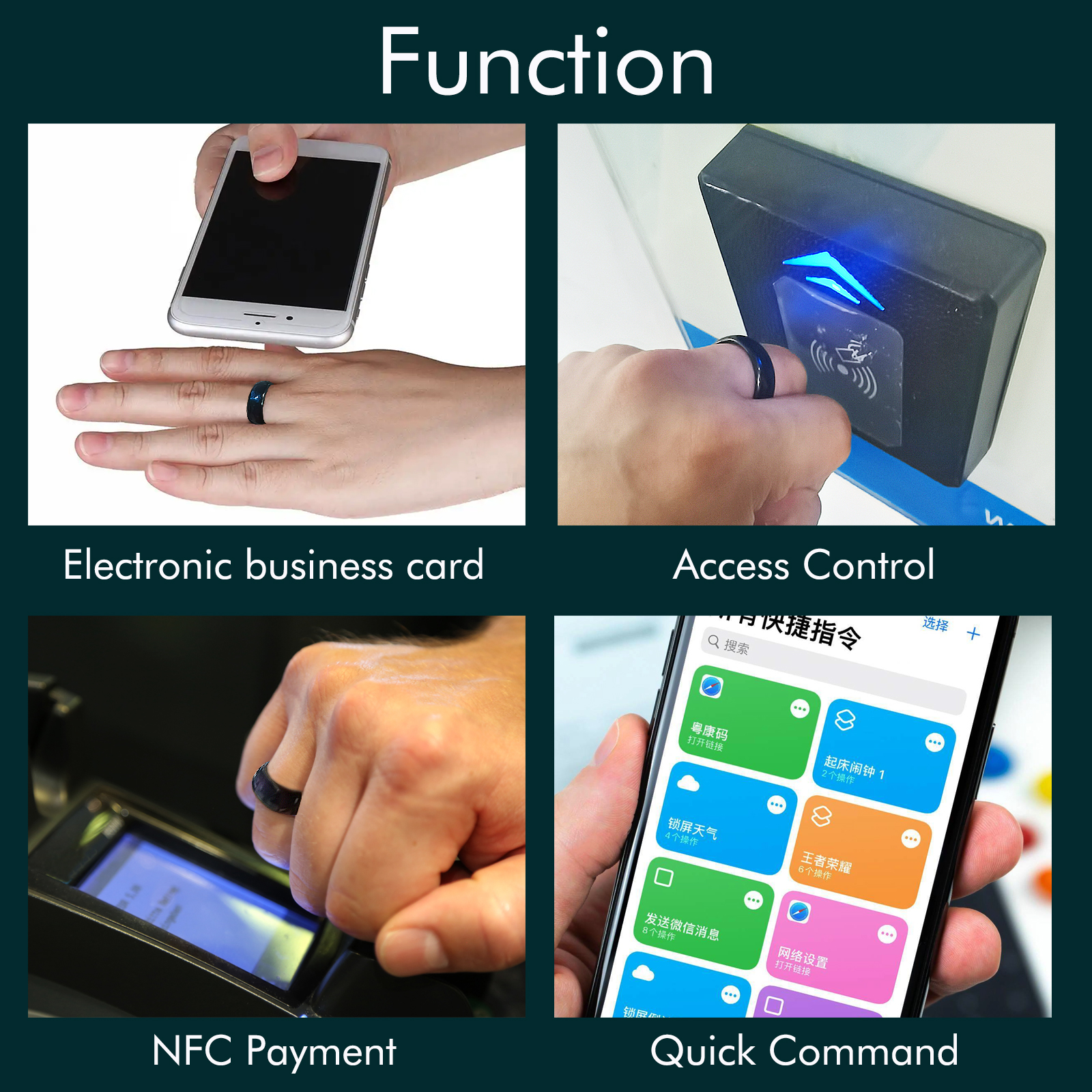 NFC Ntag216 رقاقة السيراميك ال - مراجعة Smart Ring Nfc Pay وسعره